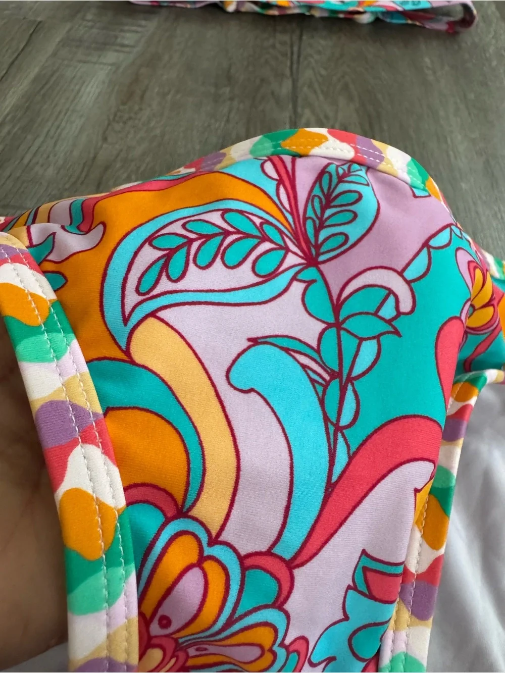 CUPSHE Colorful Floral Bikini Set NWT Size Small